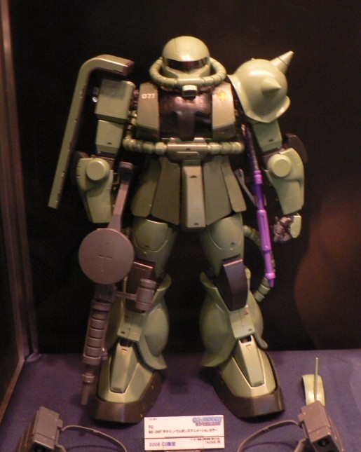MS-06F Zaku II (Animation Color), Kidou Senshi Gundam, Bandai, Model Kit, 1/60
